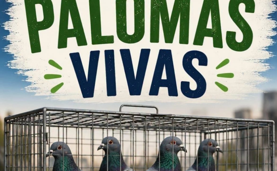 Caprtura palomas vivas
