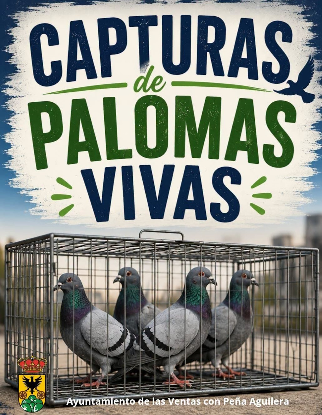 Caprtura palomas vivas