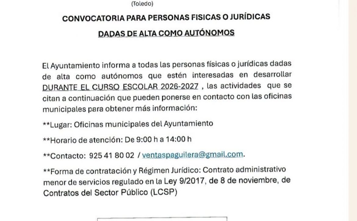 Convocatoria puestos de…