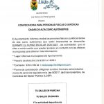TEMPORADA 2026-2027. CONVOCATORIA