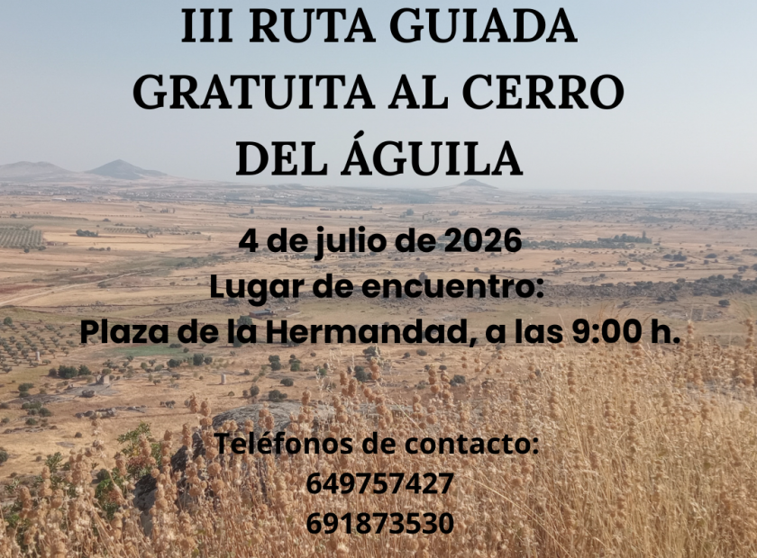 III RUTA GUIADA GRATUITA AL CERRO DEL ÁGUILA Instagram(1)