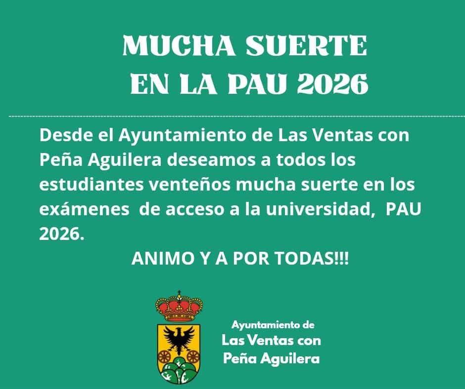 Suerte para la PAU