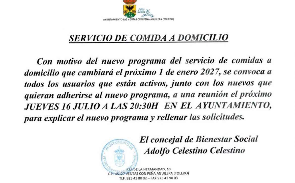 Comida a domicilio
