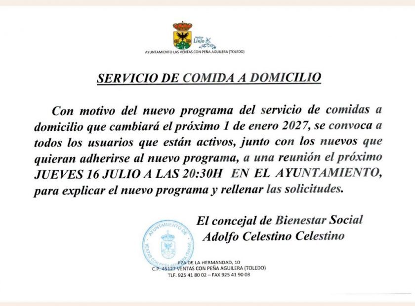Comida a domicilio