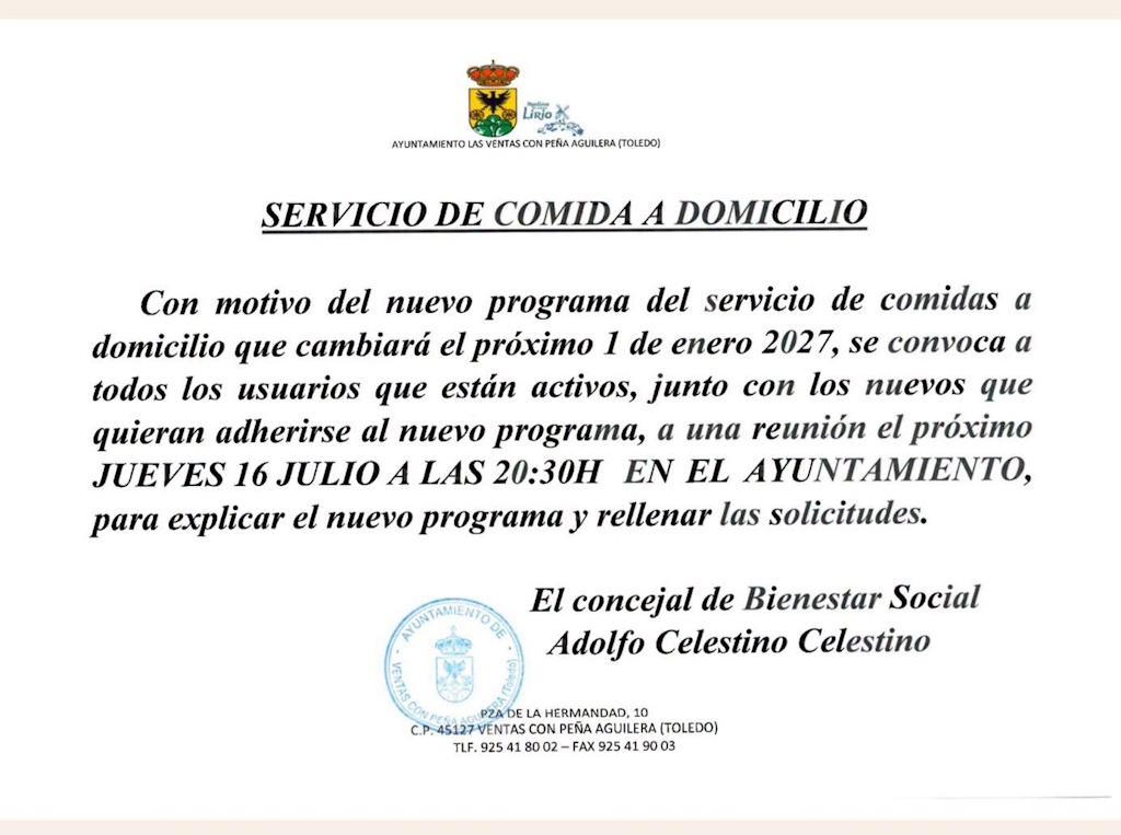 Comida a domicilio