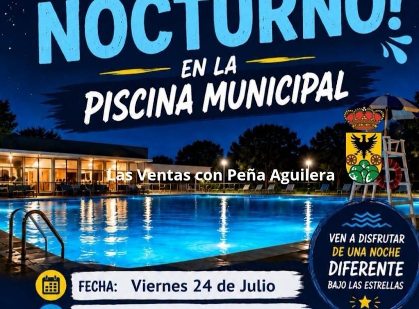 Primer baño nocturno cartel