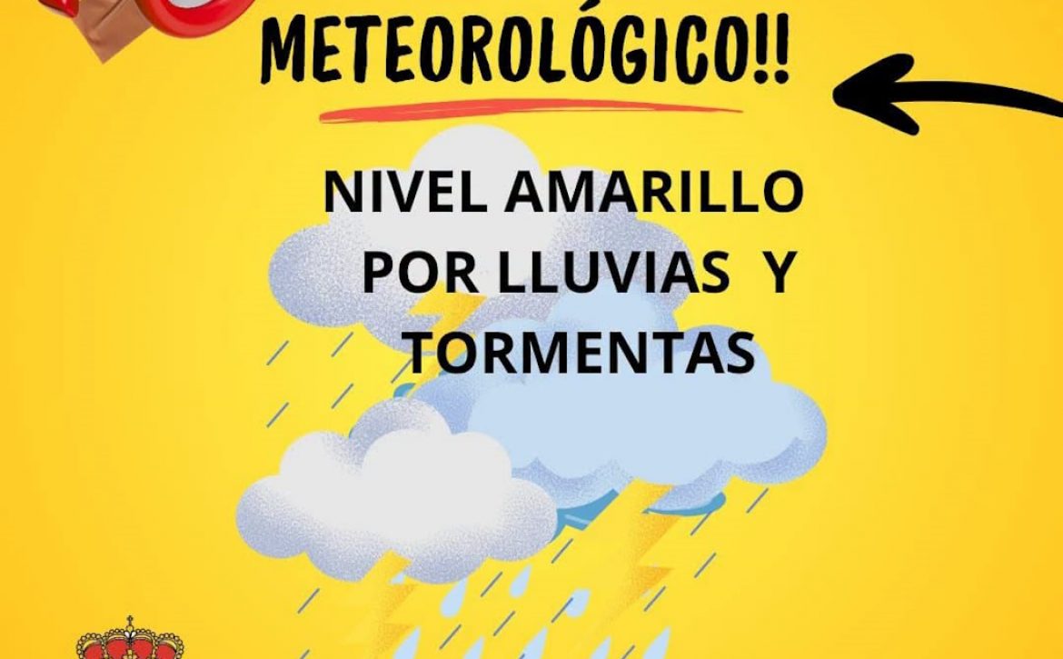 Aviso Lluvias y tormentas