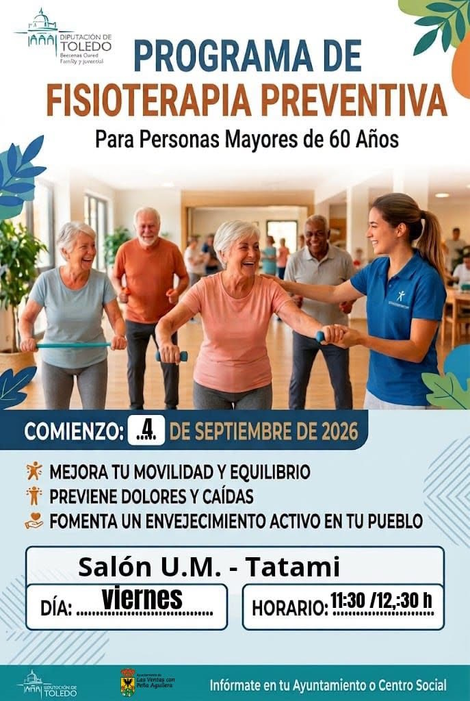 Inicio fisioterapia preventiva 2026-2027