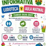 REUNIÓN INFORMATIVA: AULA MATINAL Y MEDIODIA EN SEPTIEMBRE Y CURSO 2026_2027
