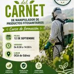 CURSO DE RENOVACIÓN DEL CARNET DE MANIPULADOR DE PRODUCTOS FITOSANITARIOS