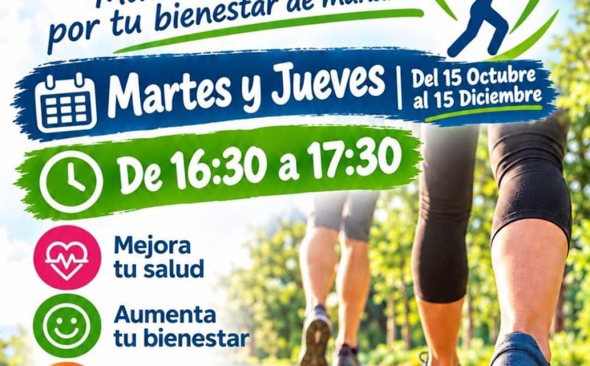 Cartel Tu salud en Marcha 2026-2027