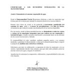 COMUNICADO DE LA MANCOMUNIDAD DEL TORCÓN