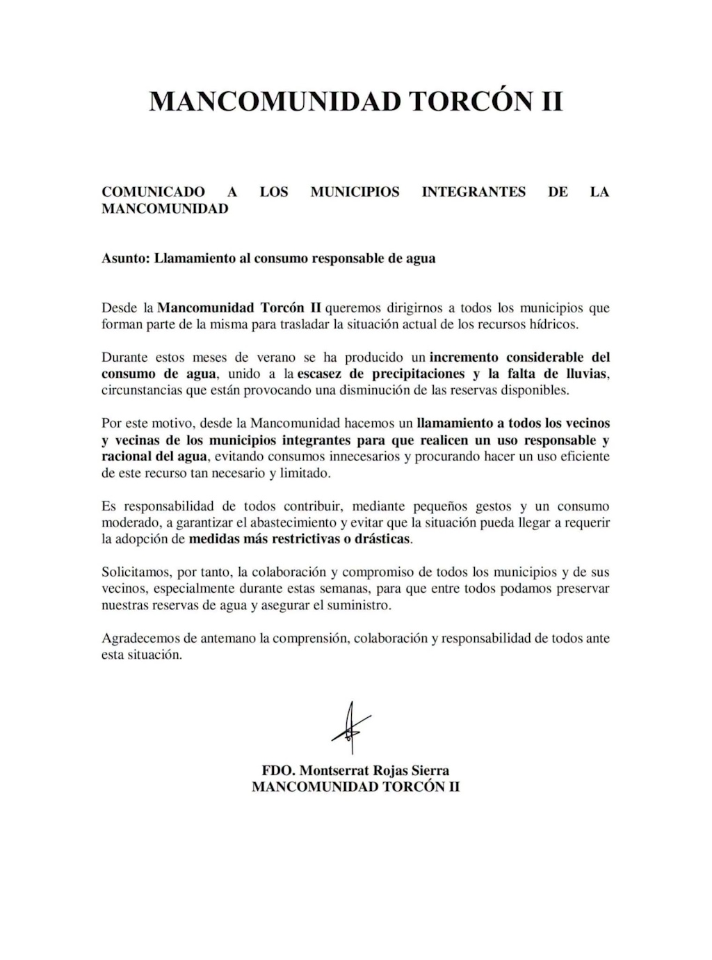 Mancomunidad del Torcón
