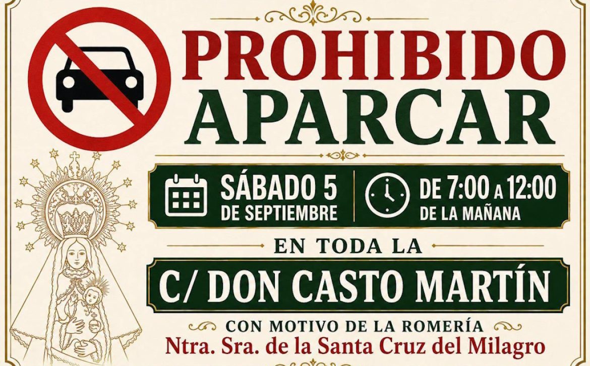 Prohibido aparcar