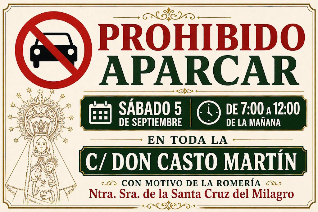 Prohibido aparcar