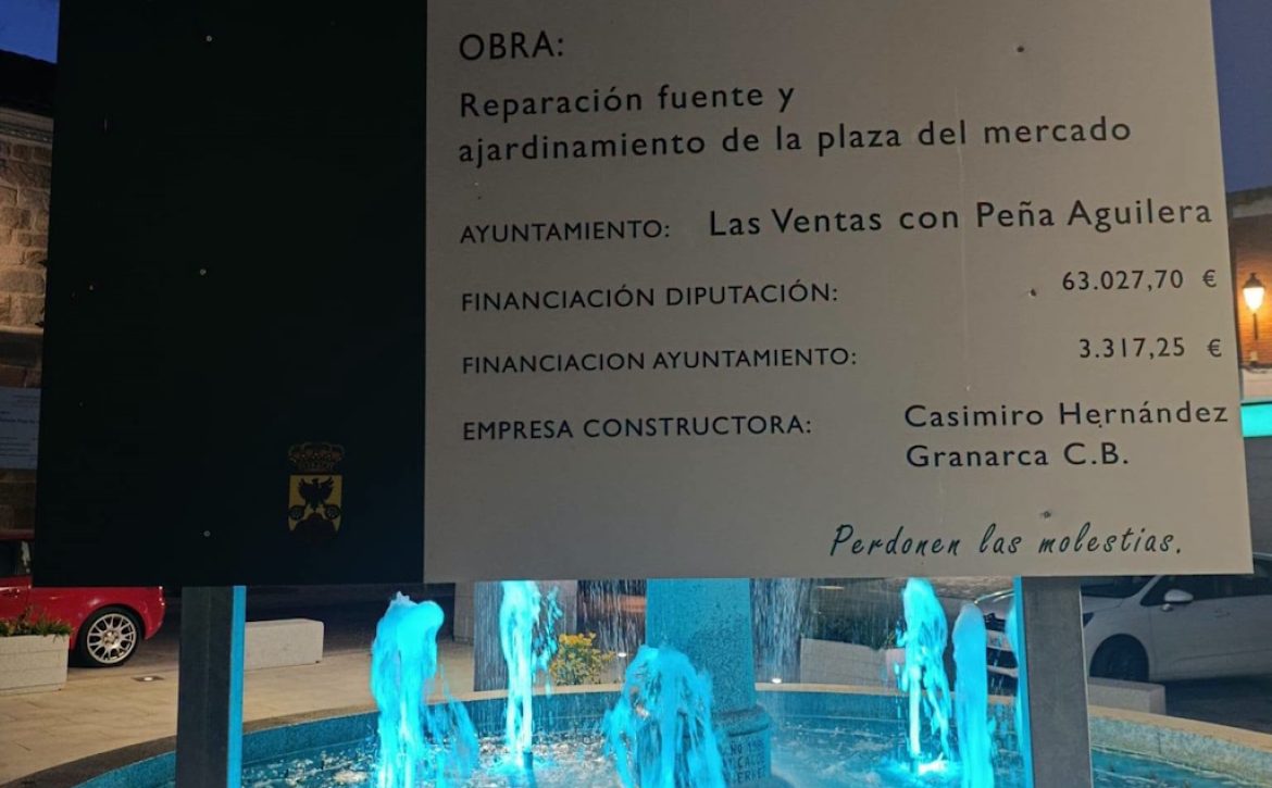 Reparación Fuente Plaza del Mercado 1