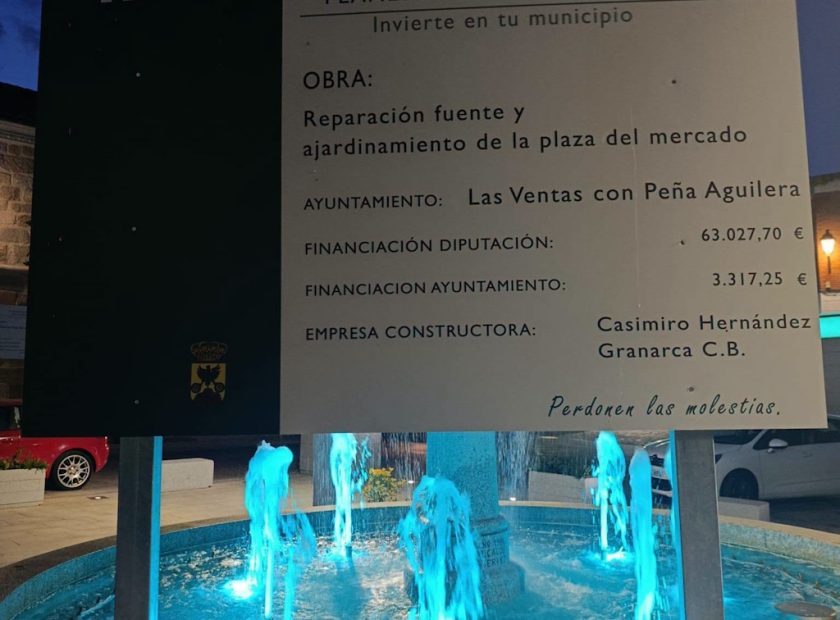 Reparación Fuente Plaza del Mercado 1