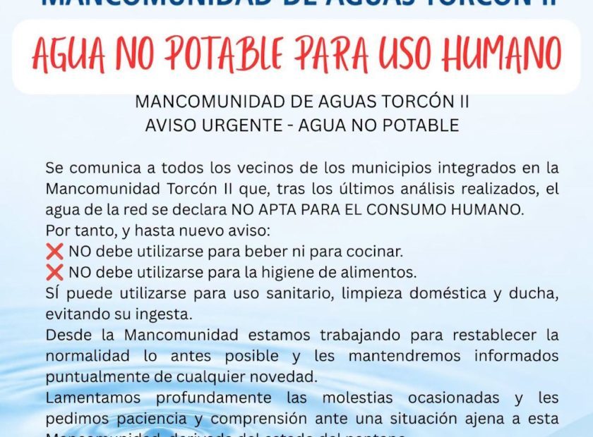 Agua no potable
