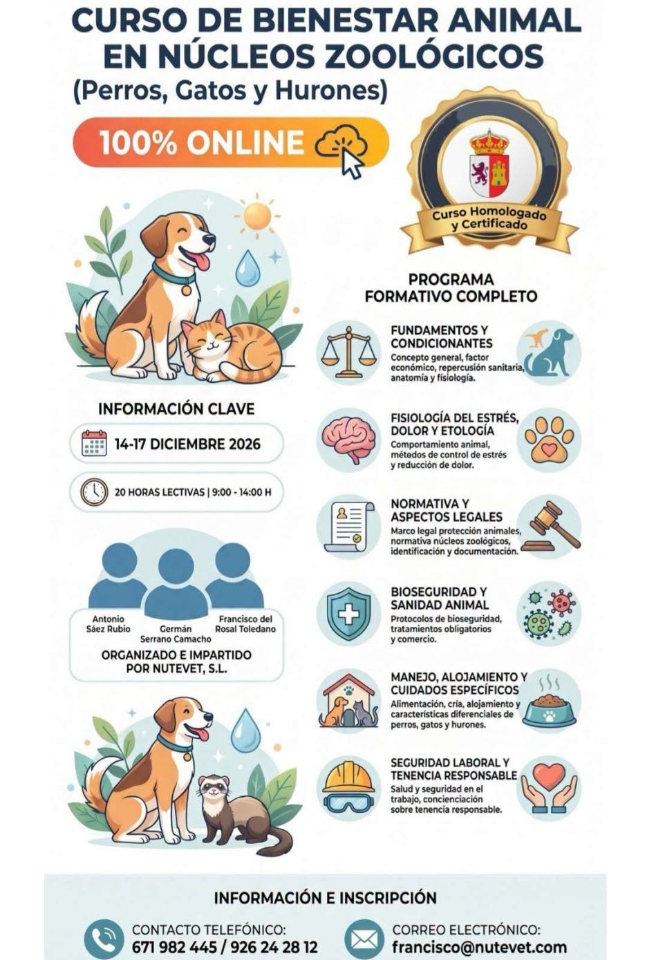 Bienestar animal en núcleos zoológicos