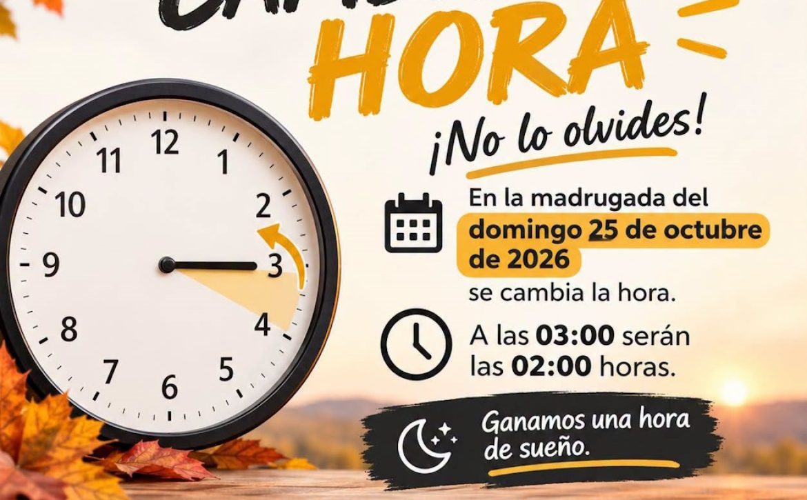 Camnbio de Hora