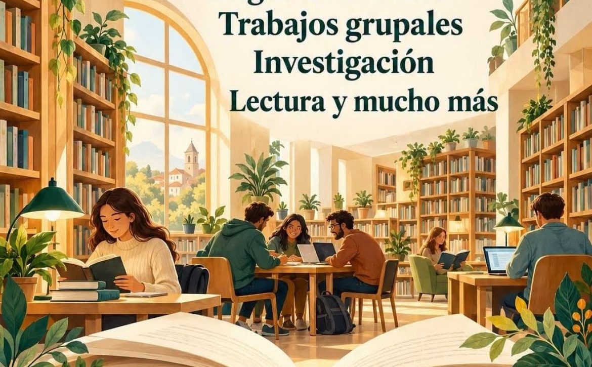 Cartel Biblioteca Horario