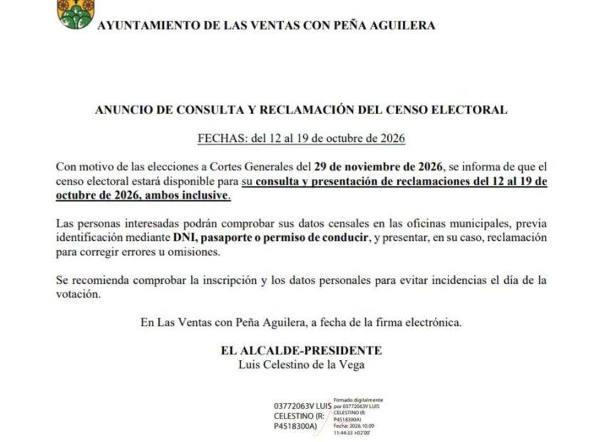 Censo electoral