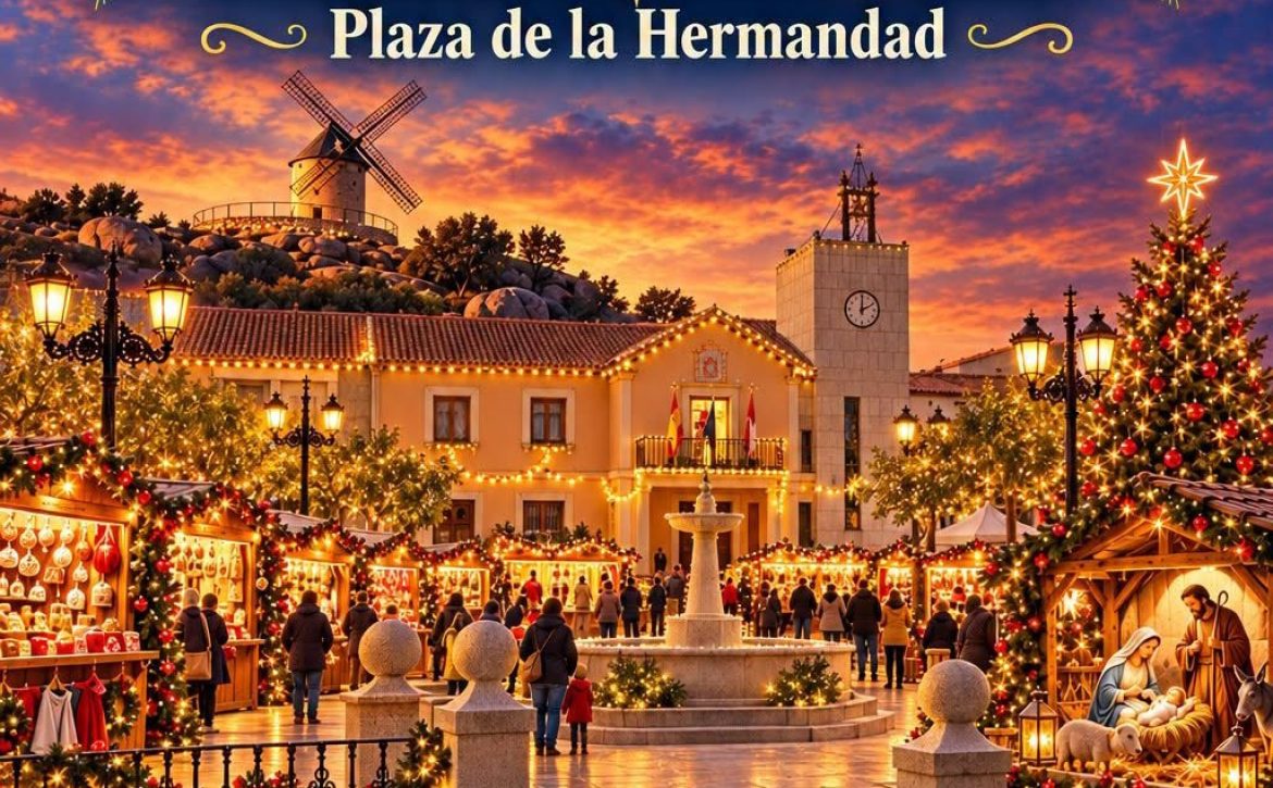 Mercado navideño cartel