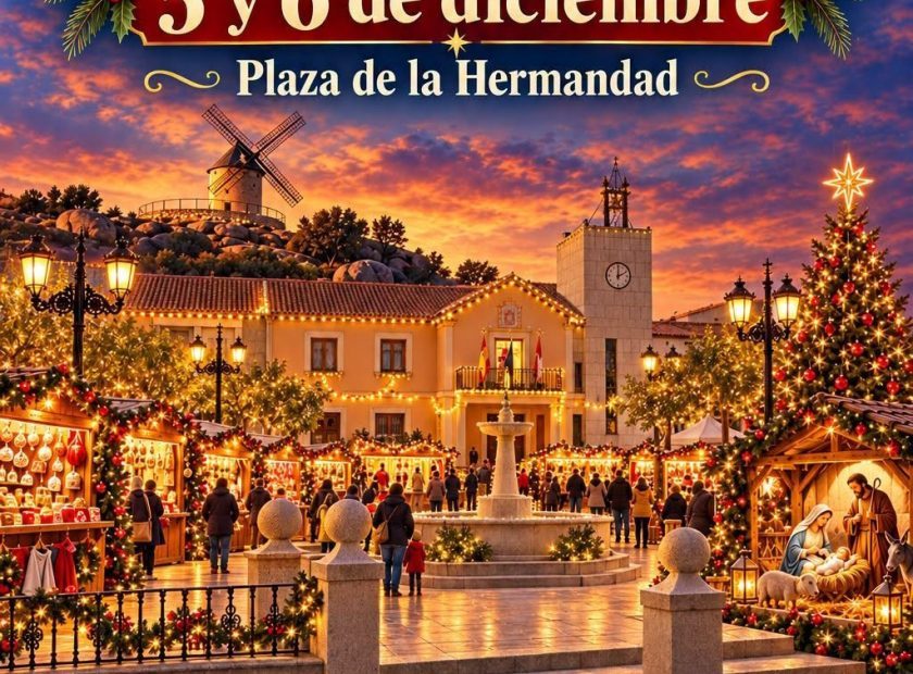 Mercado navideño cartel