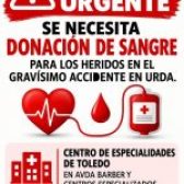 AVISO URGENTE. SE NECESITAN DONANTES DE SANGRE